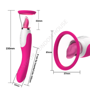 3 In 1 Pussy Licking Tongue G Spot Stimulator For Women