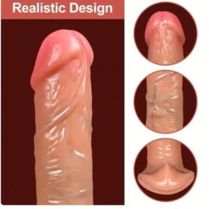 6 Inches Beginners Wearable Remote Control Vibrating Panties with 9 Clitoral Vibration Heating Thrusting Dildo Vibrator