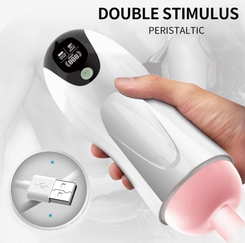 Fox Automatic Blow Job Suction Vibrating Male Masturbator Cup - Image 2