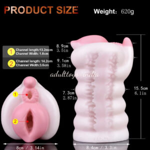 1 In 2 Pig Animal Realistic Textured Pocket Pussy Masturbators