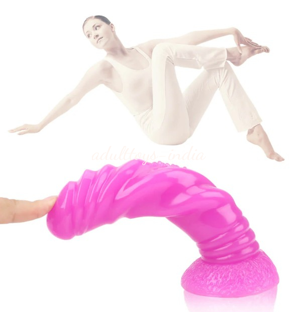 Spiral design FAAK Large G-spot Stimulation Butt Plug Pink - Image 6