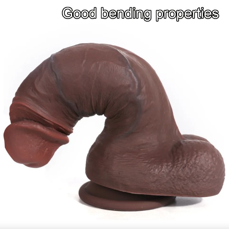 Unisex 6.29 Inches Huge Thick Indian Colour Dual Density Premium Liquid Silicone Dildo India - Image 4