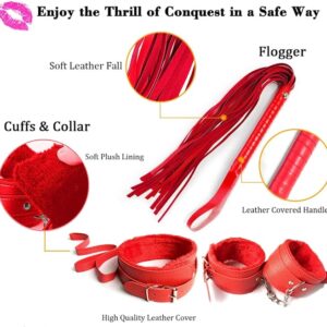 15 Pieces Combo Pack BDSM Bondage Set Red