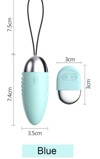 Wireless Remote Control 10 Speeds Vibrating G- Spot Vibrators | Blue - Image 3
