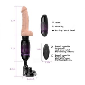 Hands-free Realistic Penis Dildo Automatic Fucking Sex Machine Women