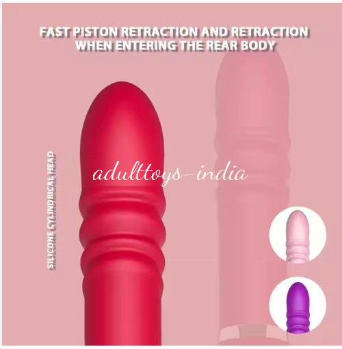 True Tongue Licking Telescopic Thrusting Rose Vibrator For Women - Image 6