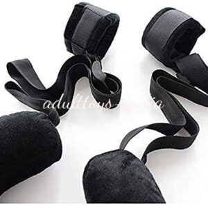 BDSM Bondage Open Leg Ankle Neck Cuff Strap Restraints Sex Toys For Woman