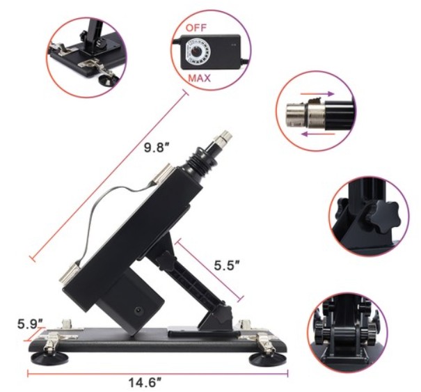 10 Attachment With Electric Love Sex Machine Men Women Automatic Masturbation Sex Toy - Image 7