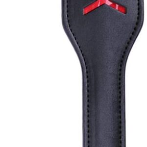 Faux Leather XOXO Spanking Paddle - Black