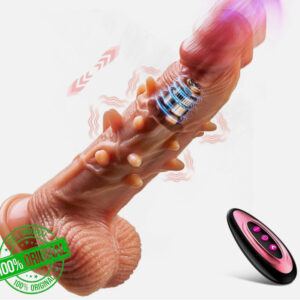 1in4 Thrusting Spikes Vibration G Spot Anal Stimulation Heating Dildo