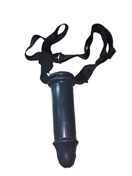 Cheap Price Strap On Hollow Dildo -Black - Image 4