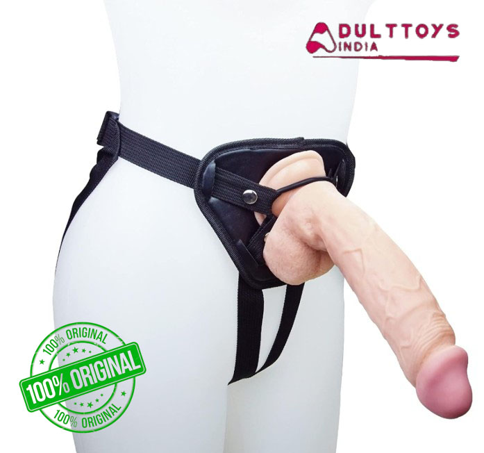 9.05 Inches Realistic Dildo With Adjustable Strap On Dildo For Men and Women Sex Toys