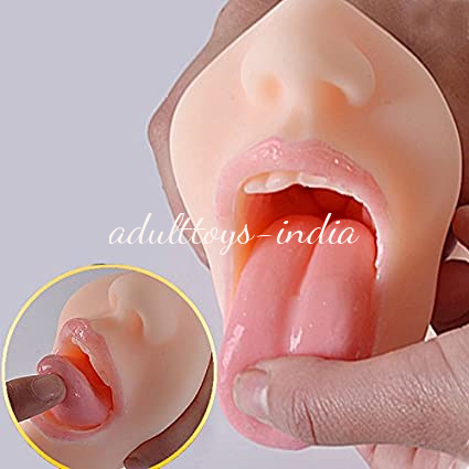 Tongue Male Masturbator Blow Job Stroker Oral Sex Toys Pocket Pussy