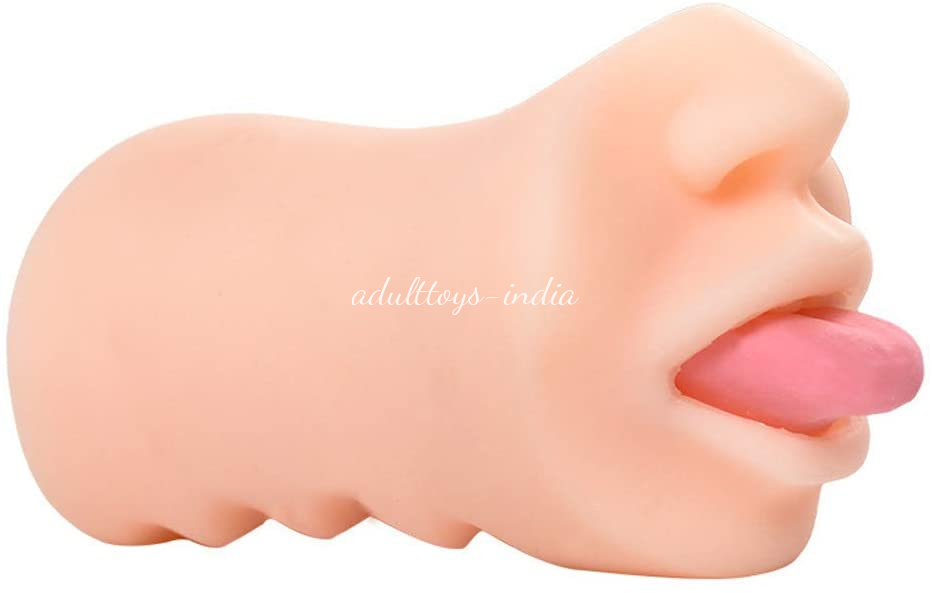 Tongue Male Masturbator Blow Job Stroker Oral Sex Toys Pocket Pussy - Image 2