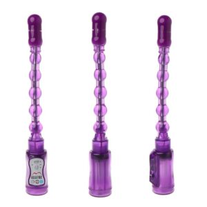 12 Mode Long Anal Beads Plug Vibrator Prostate Massager