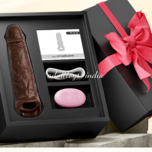 1 In 3 Black Penis Ring Extender, Upgraded Remote Control Multiple Modes Vibrating Penis sleeve For men