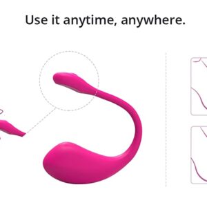 LOVENSE Lush 2 , Improved Long Distance Bluetooth Remote Reach Partner & App Control