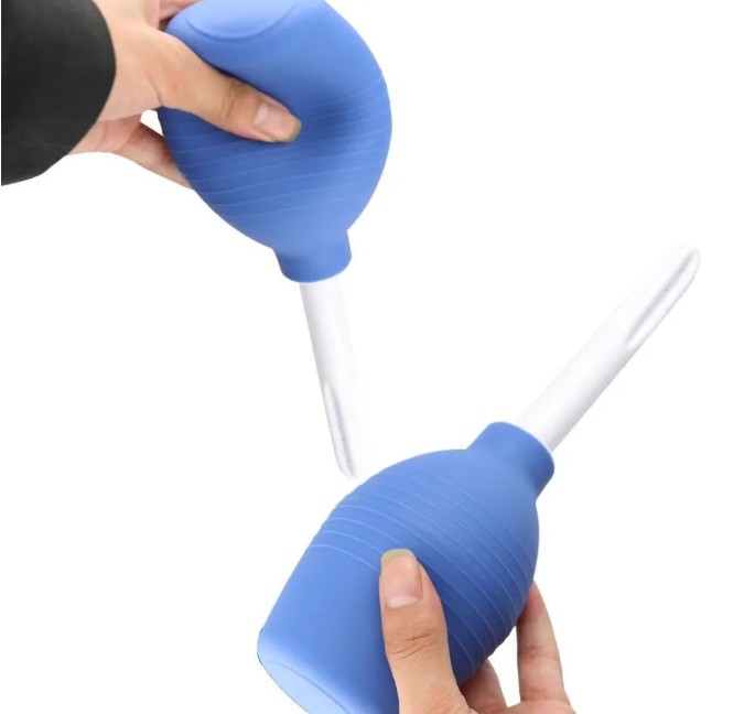 Sex doll Cleaning Container Vagina & Anal Cleaner Douche Enema Cleaning Pump-Black - Image 2