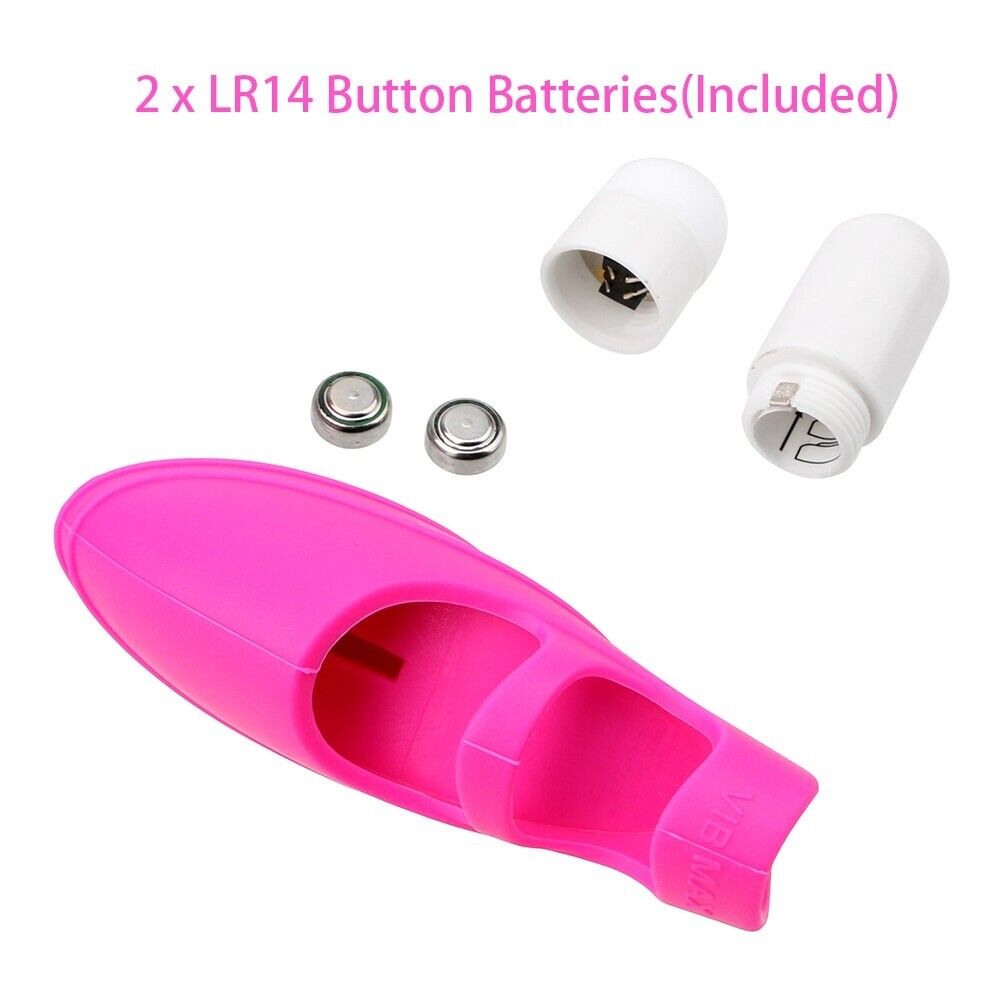 Best Clitoris Vagina Pussy Dancing Finger Vibrator Pink - Image 5