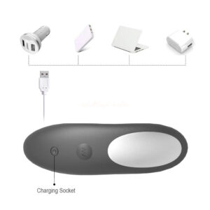 Dual Shock 12 speeds Vibranting Remote Control Prostate Massager Continuous Pleasure For Men