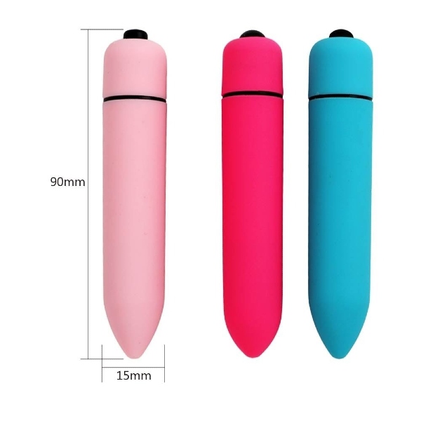 Mini Bullet Vibrate G-spot Clitoris Stimulator Maturbate Vibrators-Red Rose - Image 3