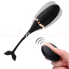 Fish Shape Vibrator Wireless Remote Controlled Egg Vibrator | Black