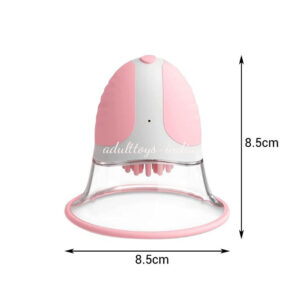 1 Piece Woman Breast Enlarger 3-head Nipple Sucker Stimulation Massager Pump Pink