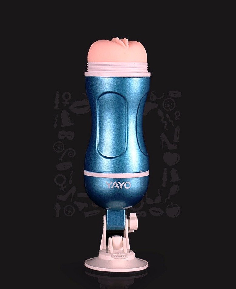 YAYO Love Tunnel Pussy Anal Pleasure Masturbation Cup-Blue
