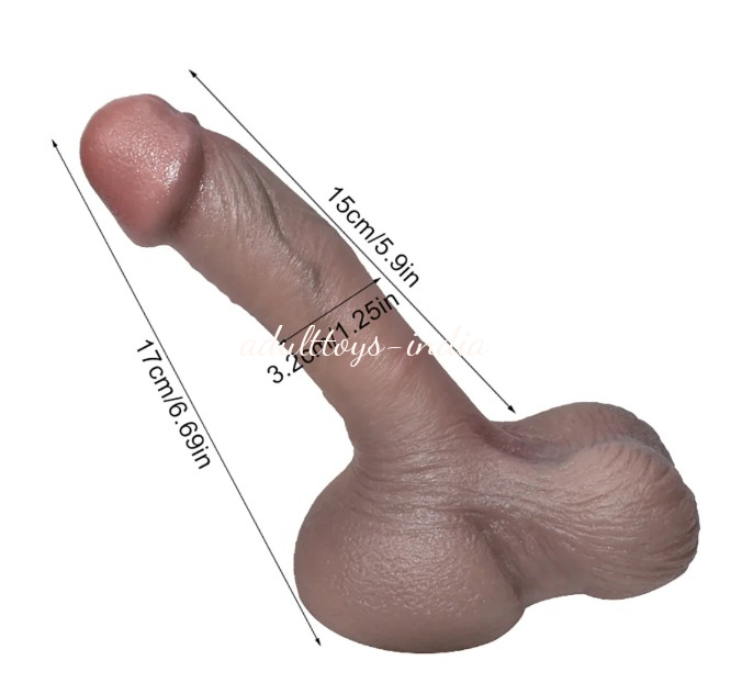 6.69 Inches Liquid Silicone Penis Dildo For Women Sex With Strong Suction Cup - Image 2