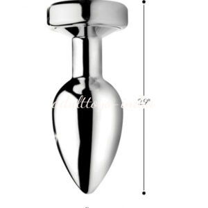 A Sparks Light Up Rainbow LED Aluminum Anal Plug India -Small