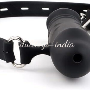 1st beginners Black Double End Penis dildo Mouth Gag BDSM Bondage Strapon Sex toys