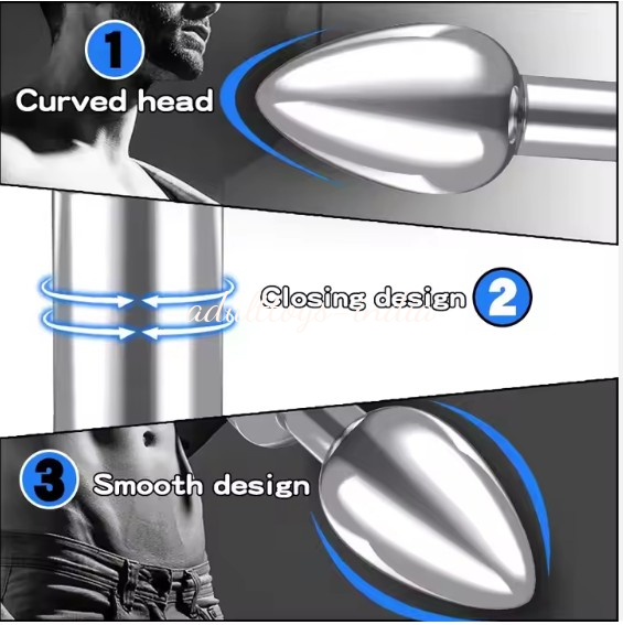 Premium Quality Vibrating metal anal plug charged by Wireless remote control - Image 5