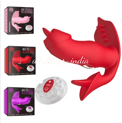 Remote Control Wearing Female Masturbator Invisible Tongue Licking Electric Shock Vibrator - Image 2