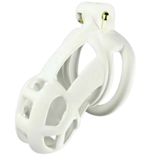 3D Printed Chastity Cage Device Small -White
