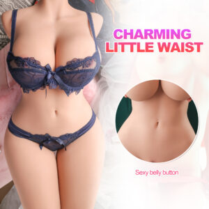 Big Size 3D Torso Half Body Skeleton Love Sex Doll For Men