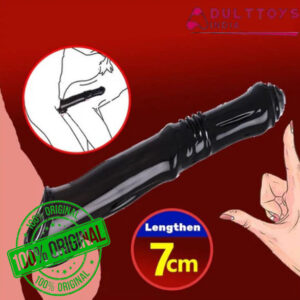 7cm Extender Black Horse Cock Sleeve For Men